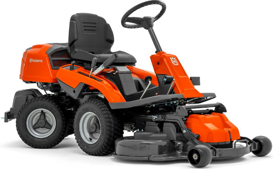 Husqvarna Profi-Frontmäher R 214TC Combi 94 Winterpaket mit Schneeschild, Gummileiste, Gewicht und Schneeketten