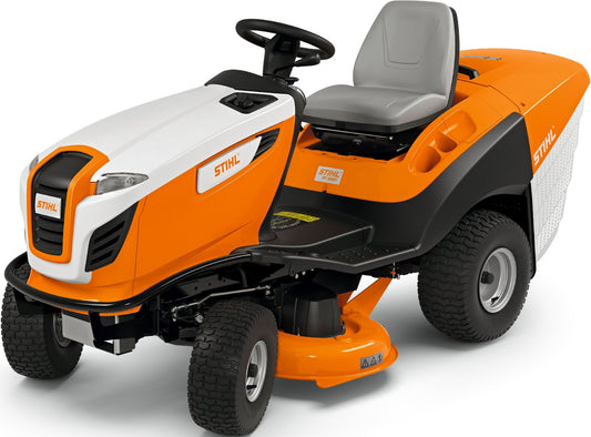 STIHL Rasentraktor RT 5097 Winterpaket mit Schneeschild und Schneeketten