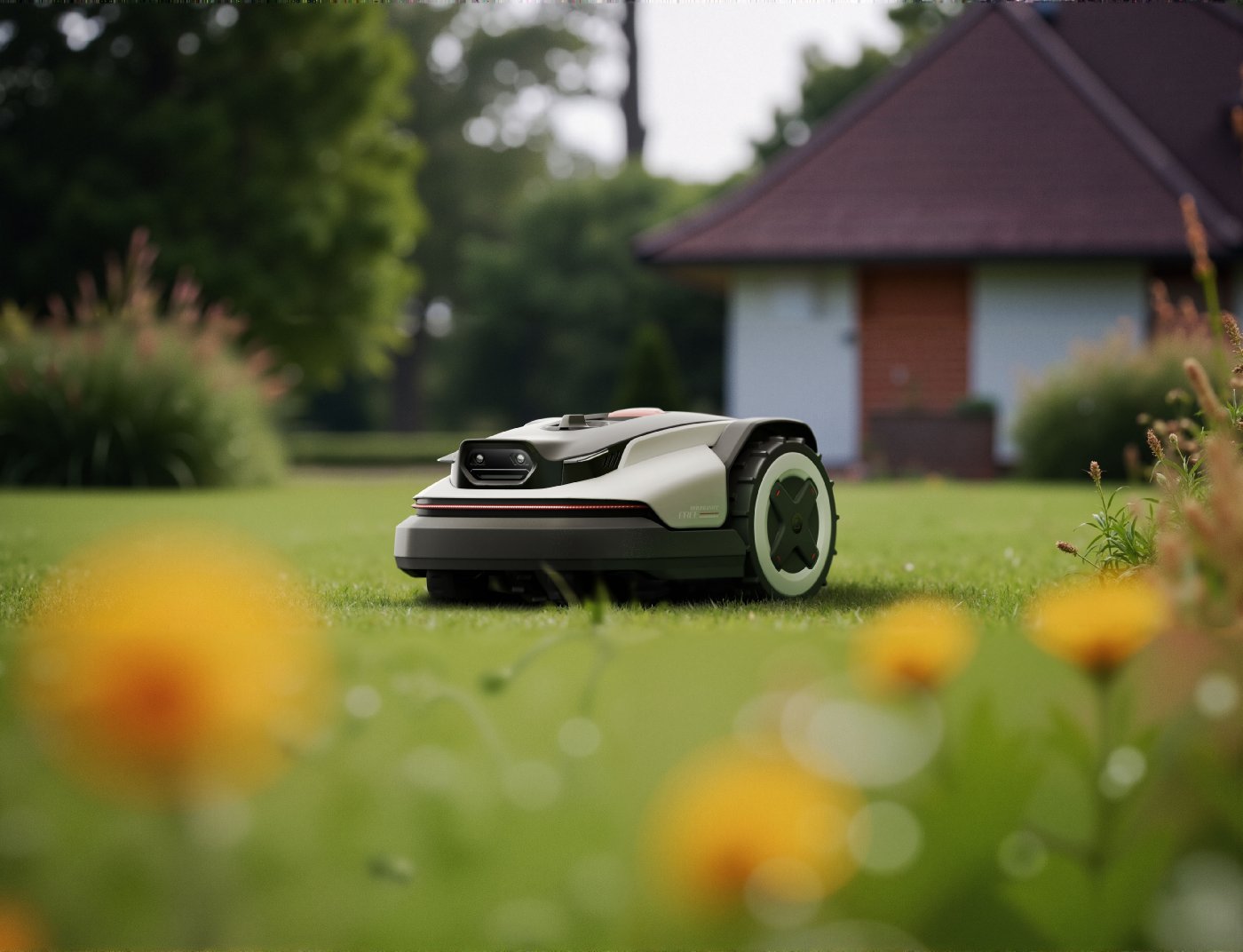 Roborock kabelloser Mähroboter RockNeo Q105 Set mit Garage