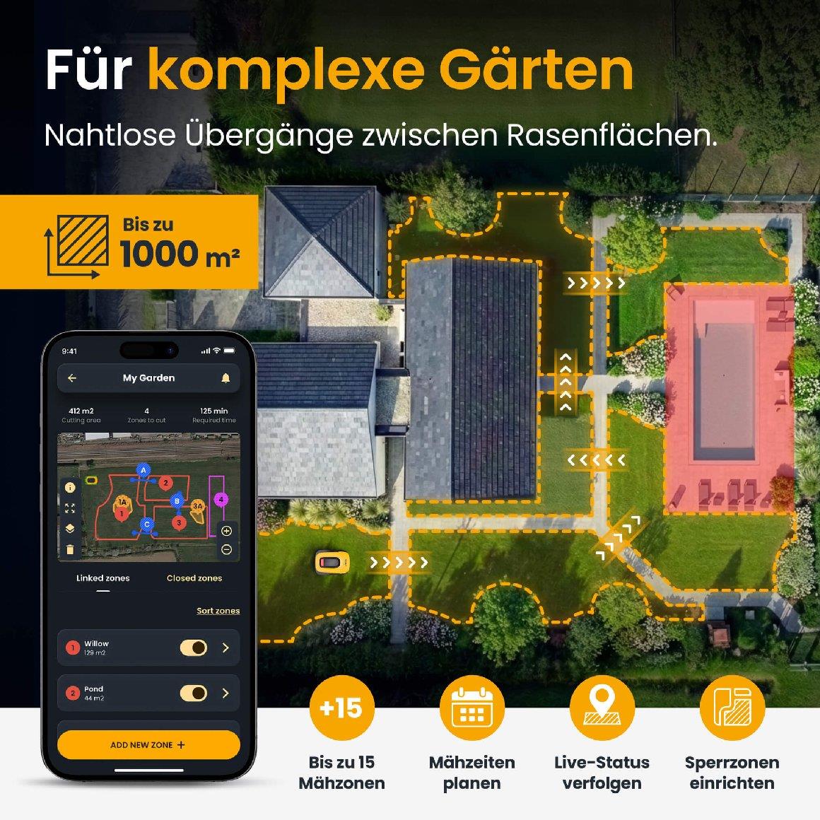 Stiga kabelloser Mähroboter A 10v - mit kostenloser Abdeckung