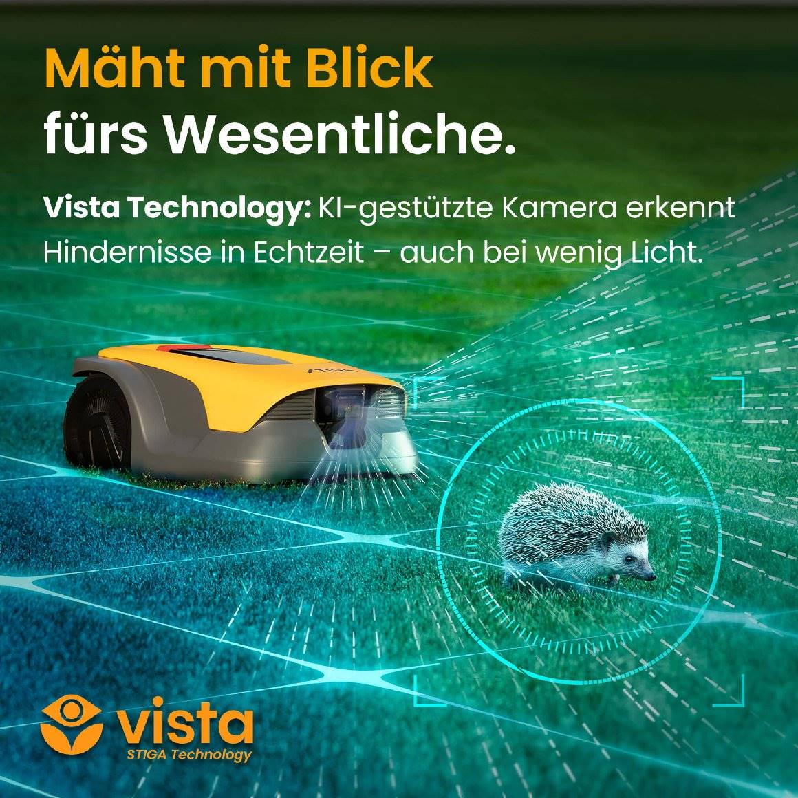 Stiga kabelloser Mähroboter A 8v - mit kostenloser Abdeckung