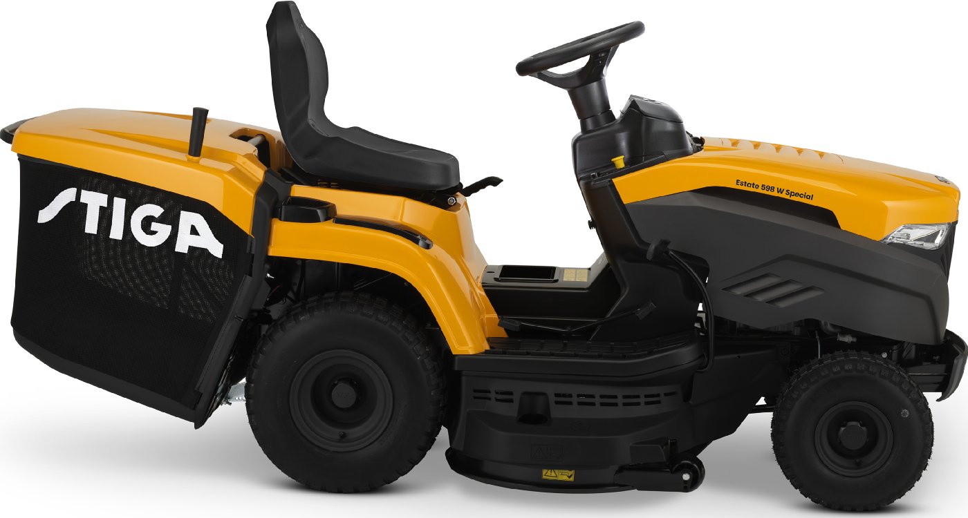 Stiga Rasentraktor Estate 598 W Special HONDA - Winterpaket mit Schneeschild und Schneeketten
