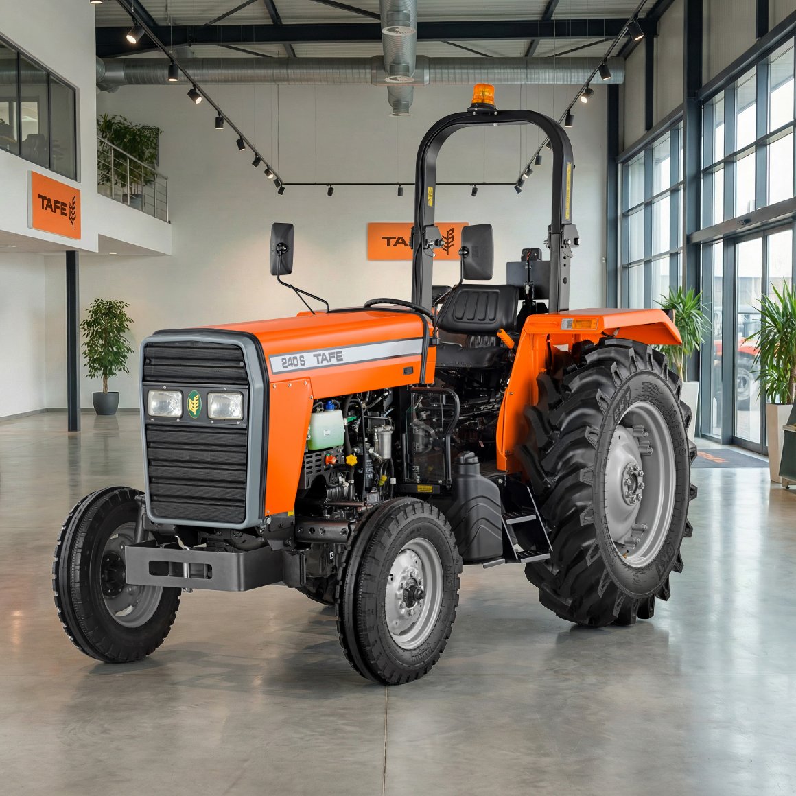 Tafe Classic-Universalschlepper 240S mit AS-Bereifung und Hinterradantrieb